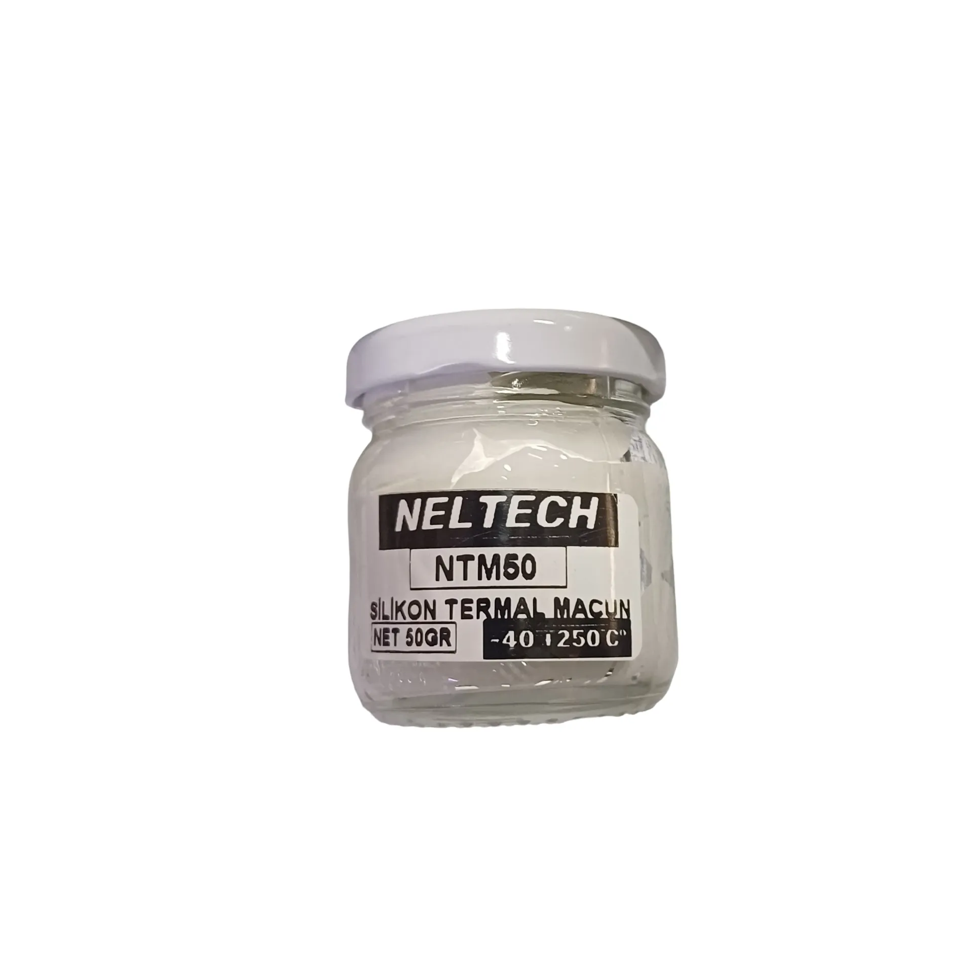 NTM50 50GR NELTECH SİLİKON TERMAL MACUN CAM KAVANOZ