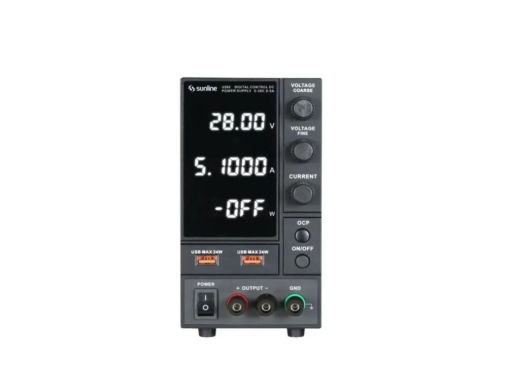 [ONL006176] SUNLINE U202 0-30V 5A PROGRAMLANABİLİR GÜÇ KAYNAĞI